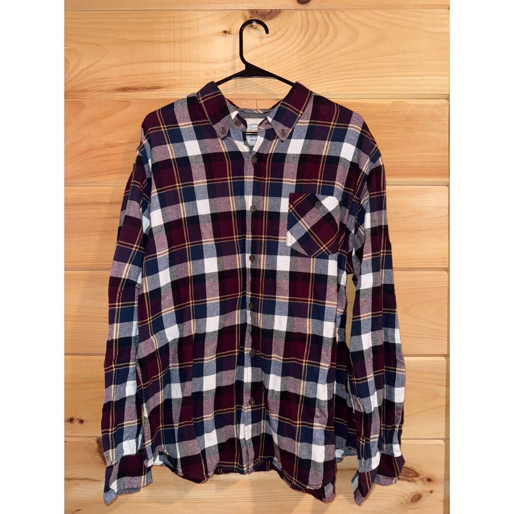 Men's Multicolored Button Down Flannel